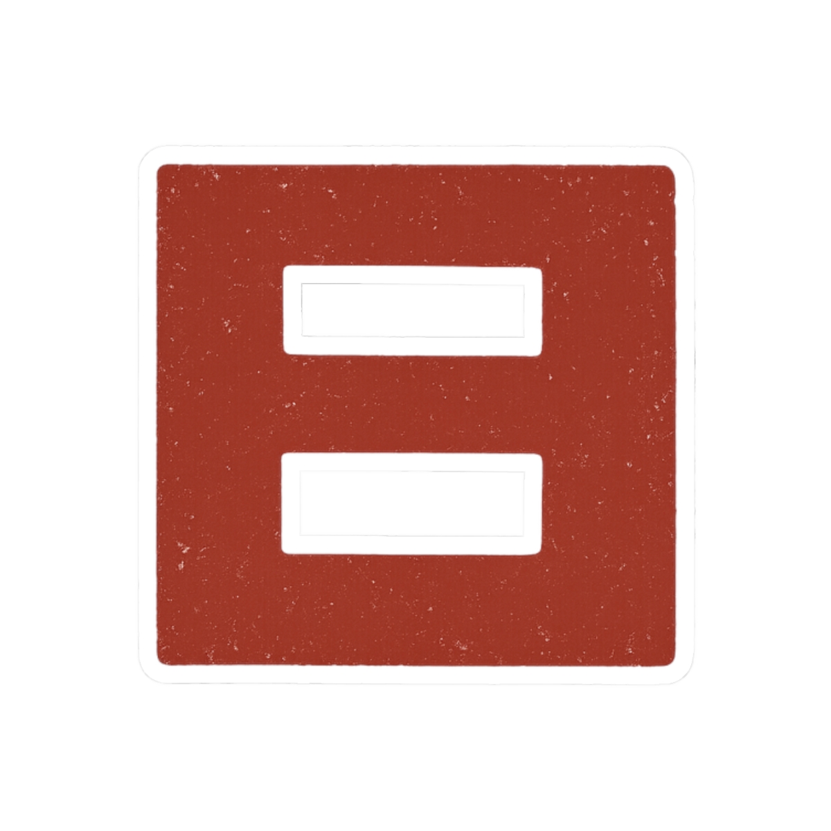 Eminem Iconic E Logo Sticker | Bold Vinyl Decal - alternate angle 3, merchandise