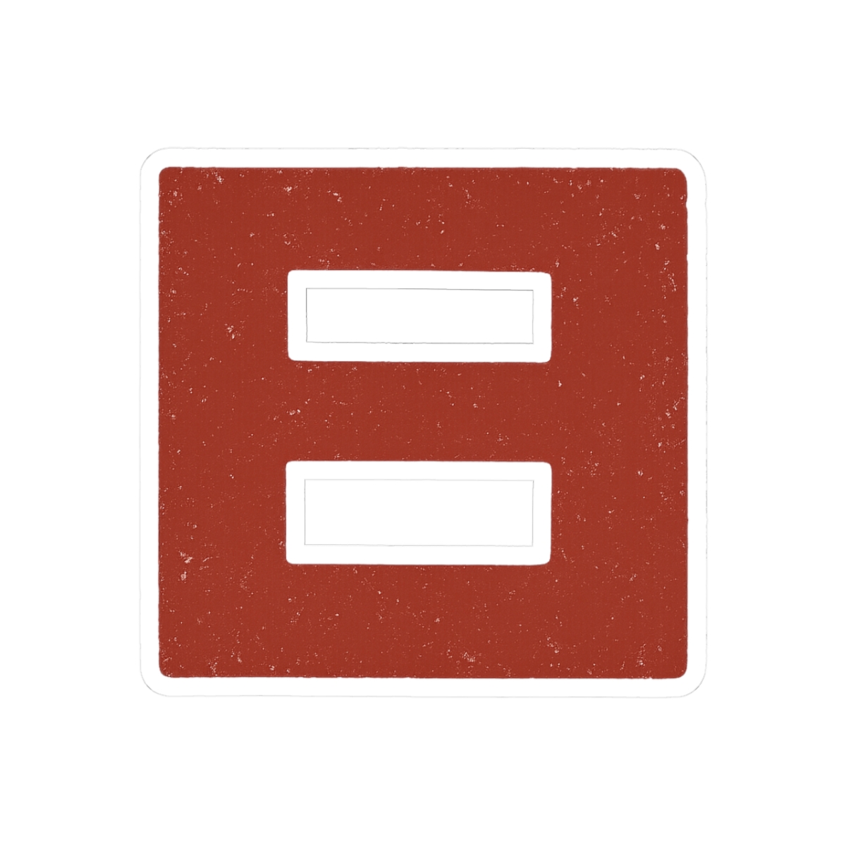 Eminem Iconic E Logo Sticker | Bold Vinyl Decal - alternate angle 1, merchandise