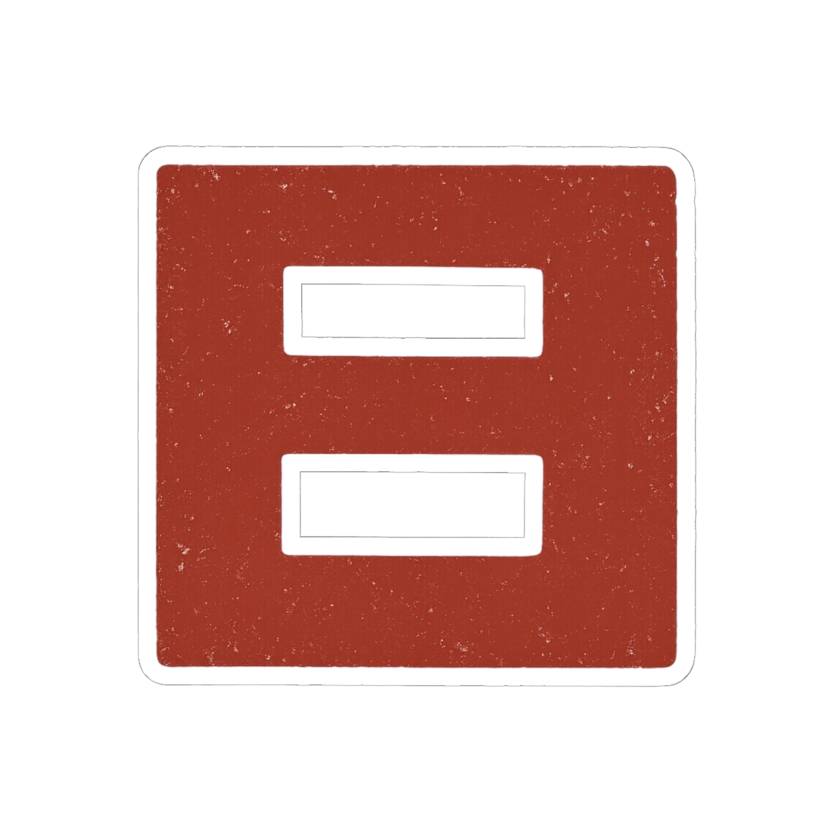 Eminem Iconic E Logo Sticker | Bold Vinyl Decal - alternate angle 2, merchandise