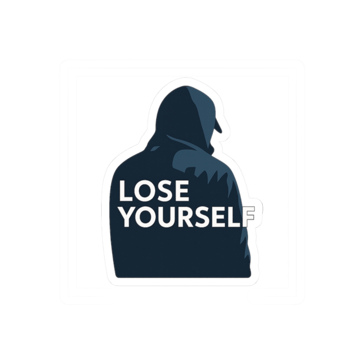 Eminem Lose Yourself Sticker | Bold Hip-Hop Illustration Decal - alternate angle 3, merchandise