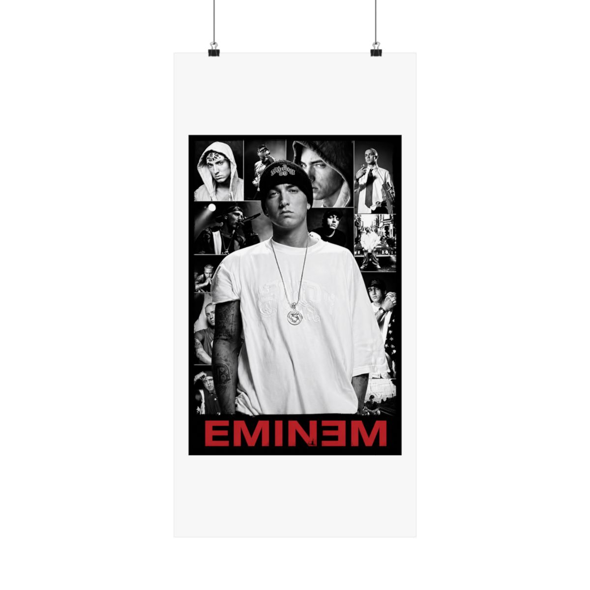 Eminem Collage Poster 36 x 24 Inches - alternate angle 1, merchandise