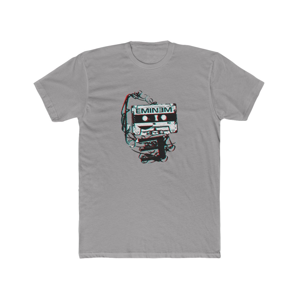 Eminem Tee: Tape (Large) - Grey - Large - alternate angle 3, merchandise